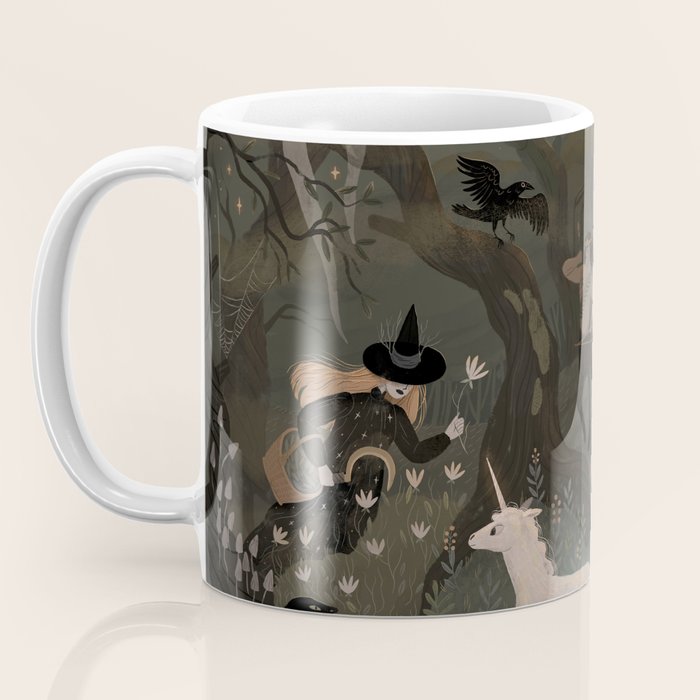 Spooky Forest with Ghosts Coffee Mug Gallery Image 3