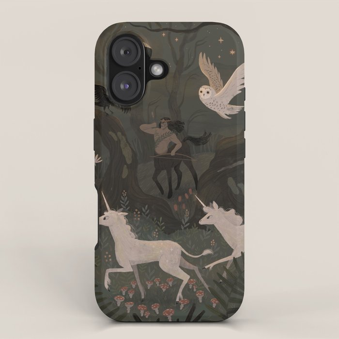 Spooky Forest with Ghosts iPhone Case Gallery Image 1