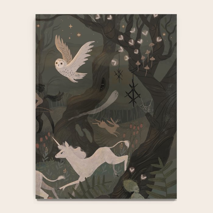 Spooky Forest with Ghosts Notebook Gallery Image 4