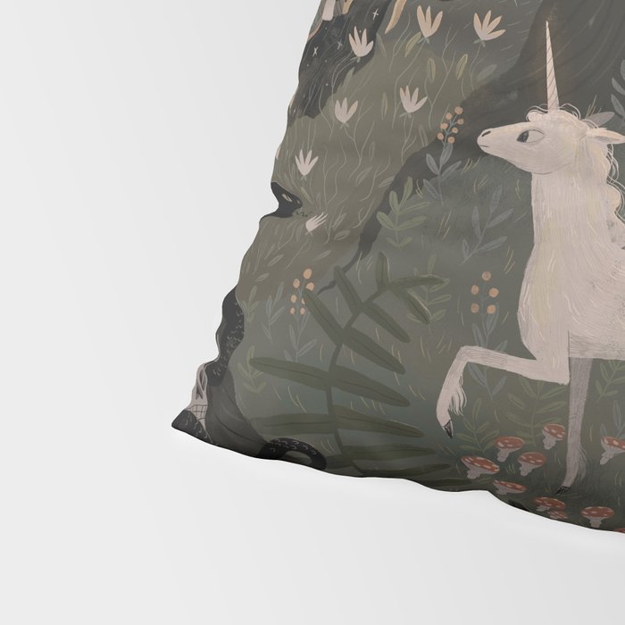 Spooky Forest with Ghosts Pillow Sham Gallery Image 4