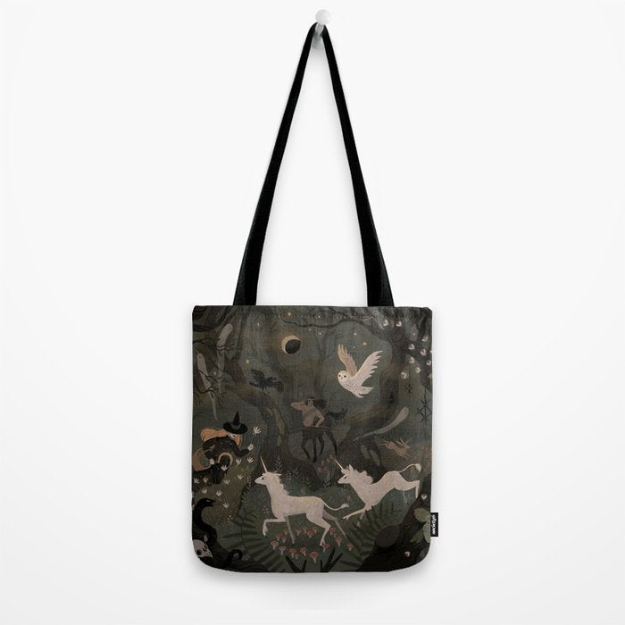 Spooky Forest with Ghosts Tote Bag Gallery Image 2