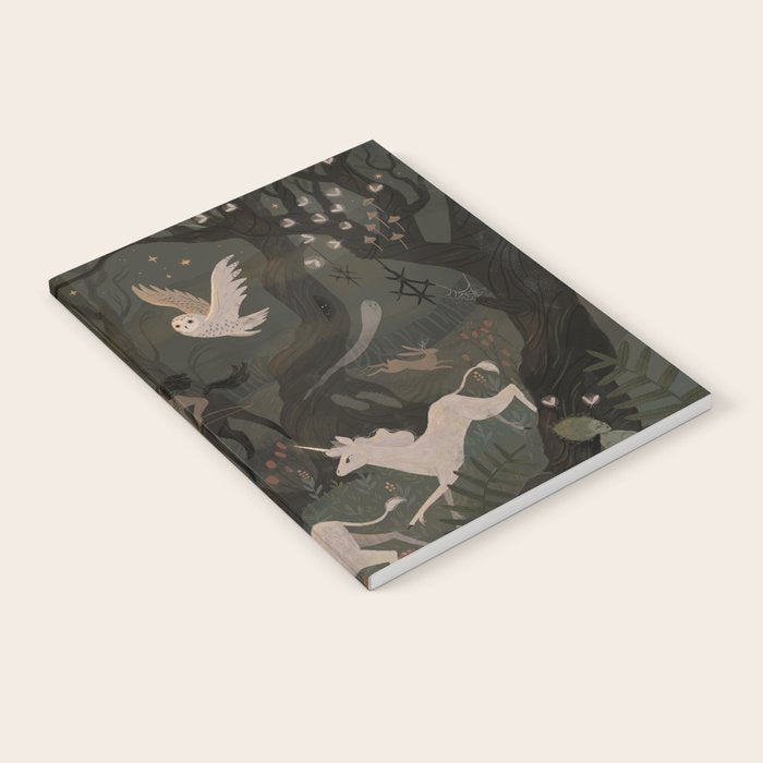Spooky Forest with Ghosts Notebook Gallery Image 1