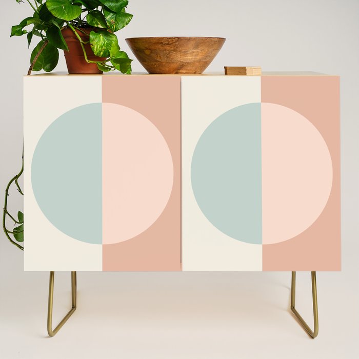 Color Block Abstract VI Credenza Gallery Image 1