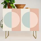 Color Block Abstract VI Credenza Gallery Image 1