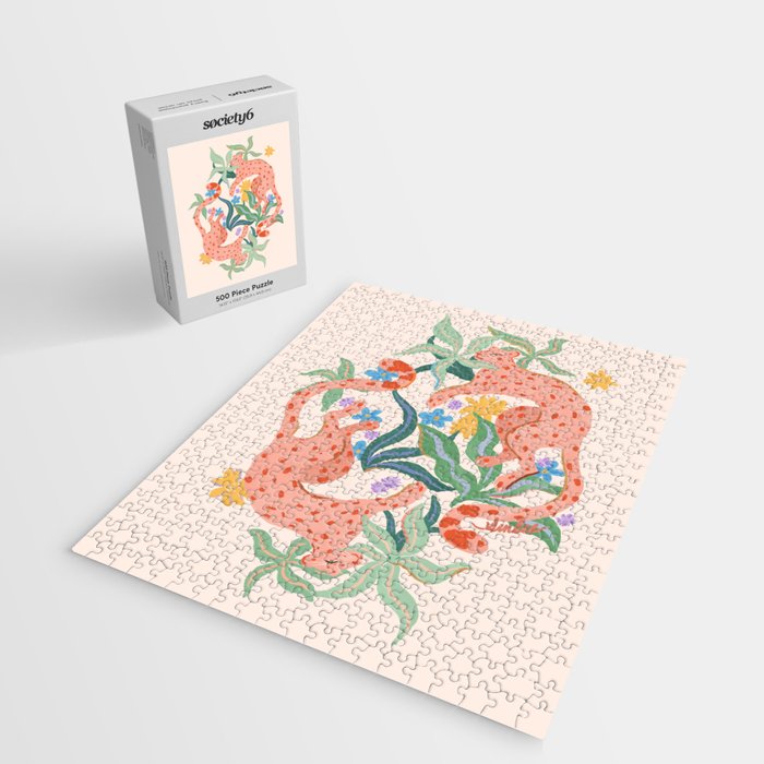 Blush Cheetahs  Jigsaw Puzzle Gallery Image 2