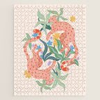 Blush Cheetahs  Jigsaw Puzzle Gallery Image 1