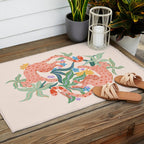 Blush Cheetahs  Outdoor Rug Gallery Image 2