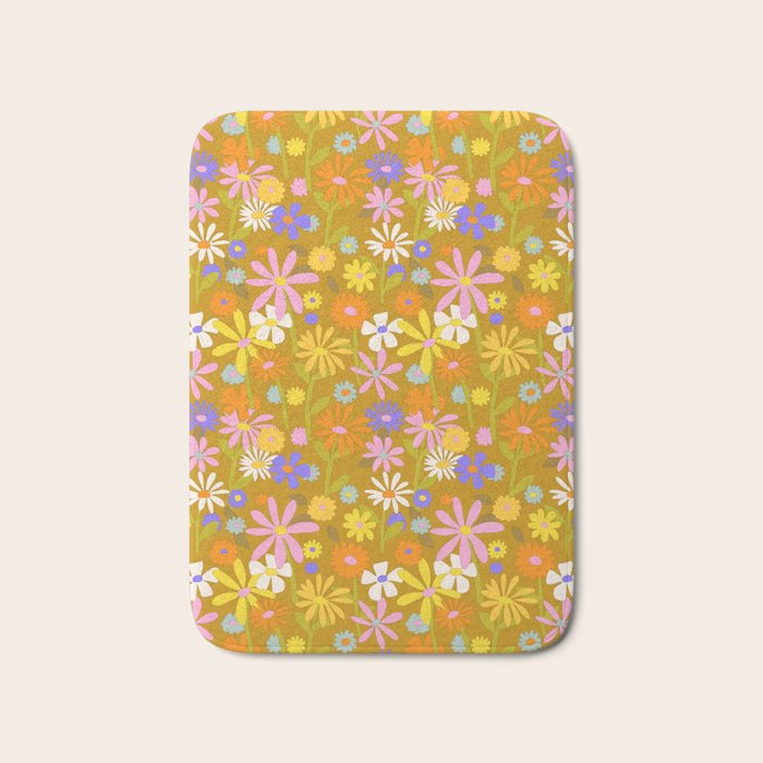 Flower Power Bath Mat Gallery Image 1
