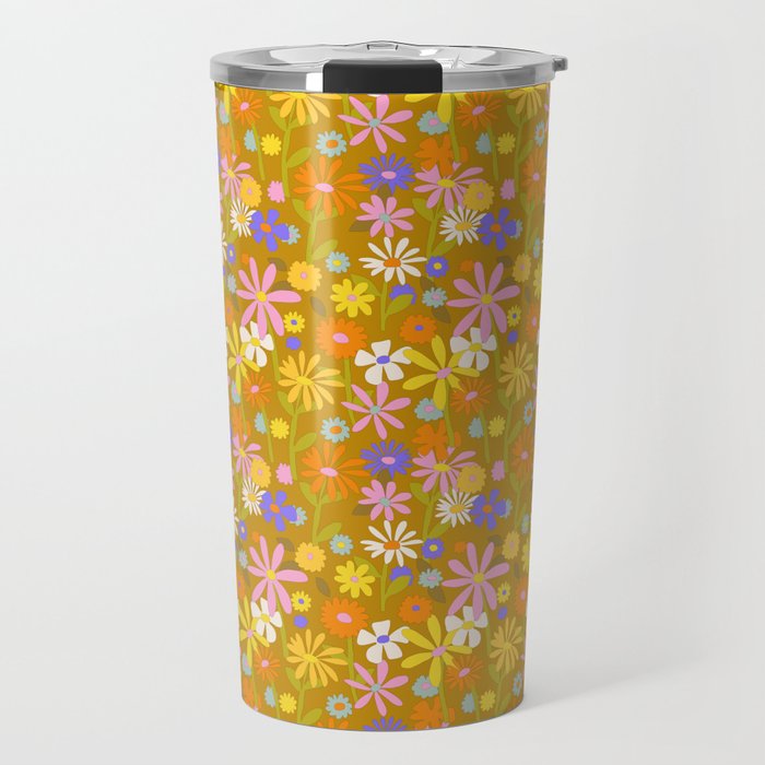 Flower Power Travel Mug Gallery Image 1