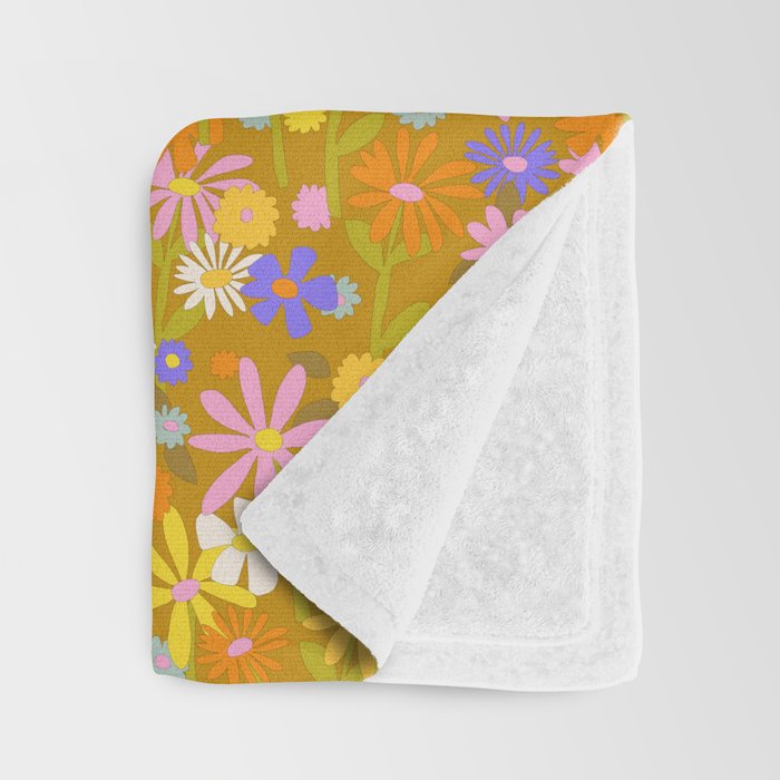 Flower Power Throw Blanket Gallery Image 3
