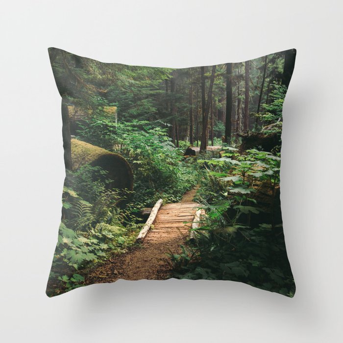 A Walk in the Woods II Throw Pillow Gallery Image 6
