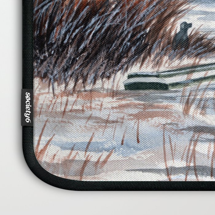 Duck Hunting For Canvasbacks Laptop Sleeve Gallery Image 3