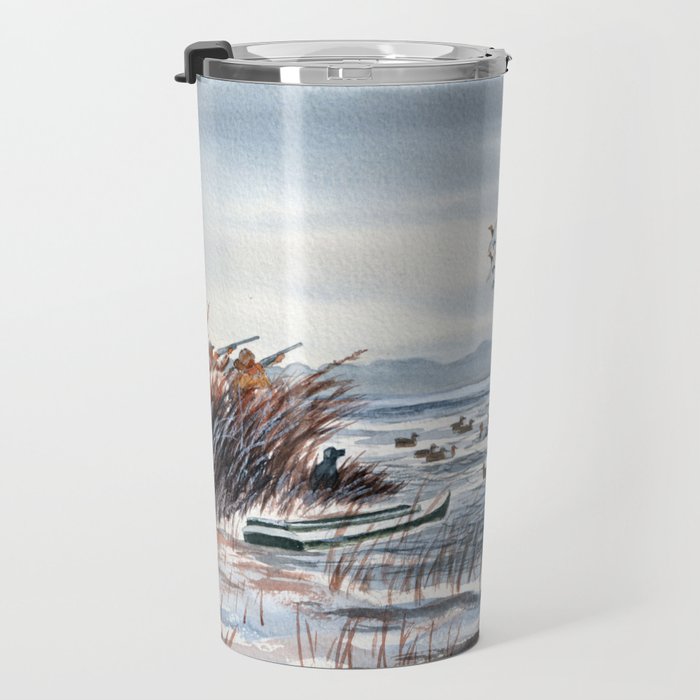 Duck Hunting For Canvasbacks Travel Mug Gallery Image 3