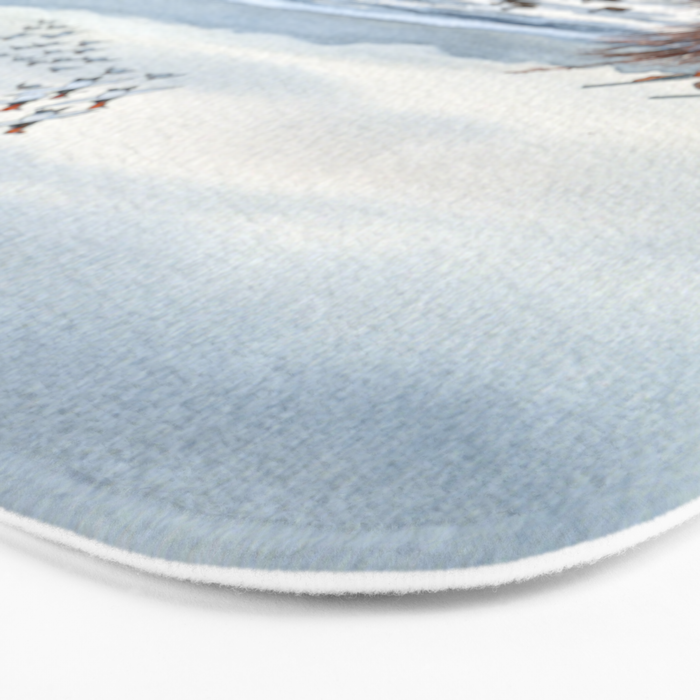 Duck Hunting For Canvasbacks Bath Mat Gallery Image 3