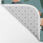 Dear Clementine - oranges teal by Crystal Walen Bath Mat Gallery Image 2