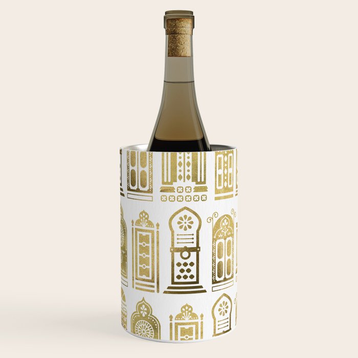 Moroccan Doors - Gold Palette Wine Chiller Gallery Image 1