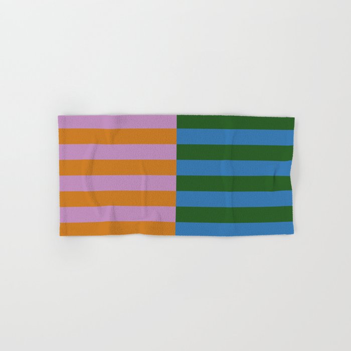 Abstraction_GEOMETRIC_STRIPE_LINE_COLORFUL_POP_ART_0701L Bath Towel Gallery Image 1