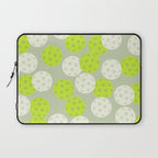 Pickleball Ball Pattern Laptop Sleeve Gallery Image 1