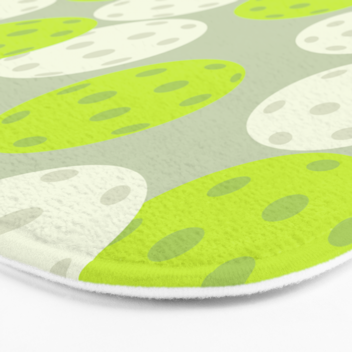 Pickleball Ball Pattern Bath Mat Gallery Image 3
