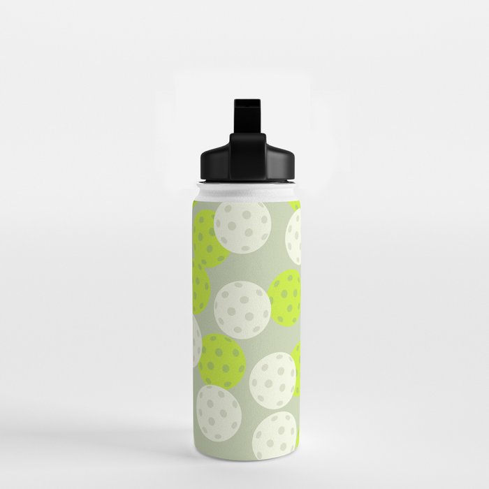 Pickleball Ball Pattern Water Bottle Gallery Image 2