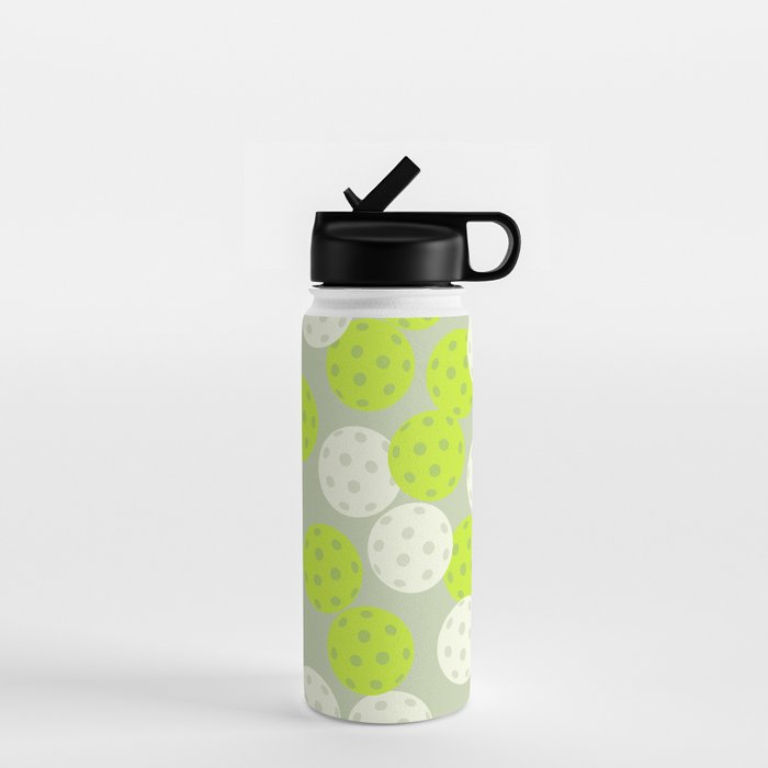 Pickleball Ball Pattern Water Bottle Gallery Image 1