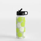 Pickleball Ball Pattern Water Bottle Gallery Image 1
