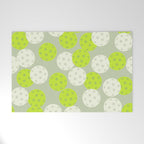 Pickleball Ball Pattern Welcome Mat Gallery Image 1