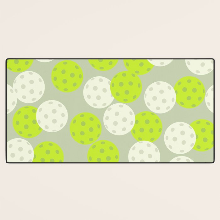 Pickleball Ball Pattern Desk Mat Gallery Image 3