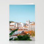 View of the Alfama district | Fine art photography print in Portugal, Europe Stationery Card Gallery Image 2