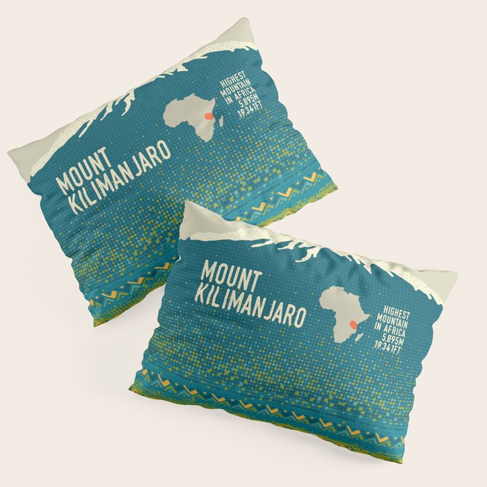 Mount Kilimanjaro Pillow Sham Gallery Image 3