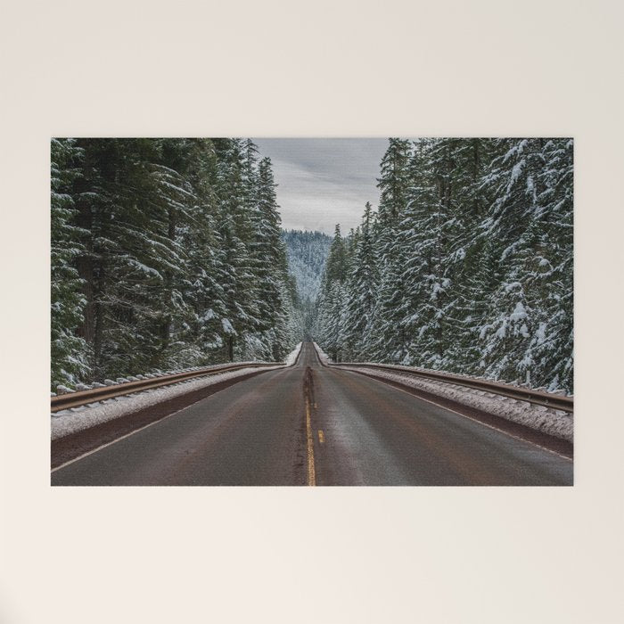 Winter Road Trip - Pacific Northwest Nature Photography Welcome Mat Gallery Image 1
