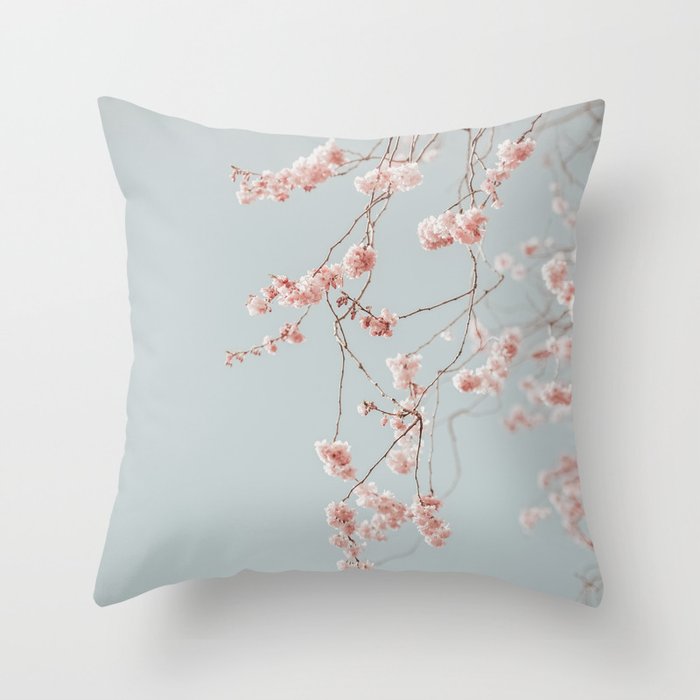 Cherry Blossom Throw Pillow Gallery Image 1