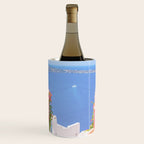 Santorini Greece Mamma Mia Pink Street Wine Chiller Gallery Image 1