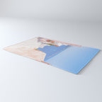Santorini Greece Mamma Mia Pink Street Rug Gallery Image 3