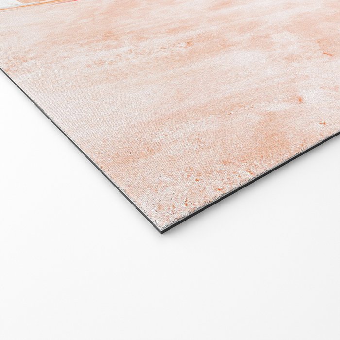 Santorini Greece Mamma Mia Pink Street Welcome Mat Gallery Image 2