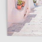 Santorini Greece Mamma Mia Pink Street Poster Gallery Image 3