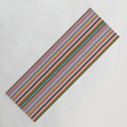 Muted Color Stripes of Joy Yoga Mat Gallery Image 1