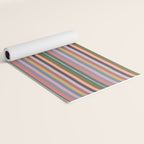 Muted Color Stripes of Joy Yoga Mat Gallery Image 2