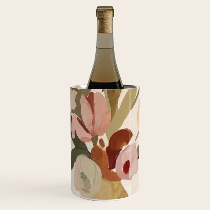Soft Floral Still Life Wine Chiller Gallery Image 1