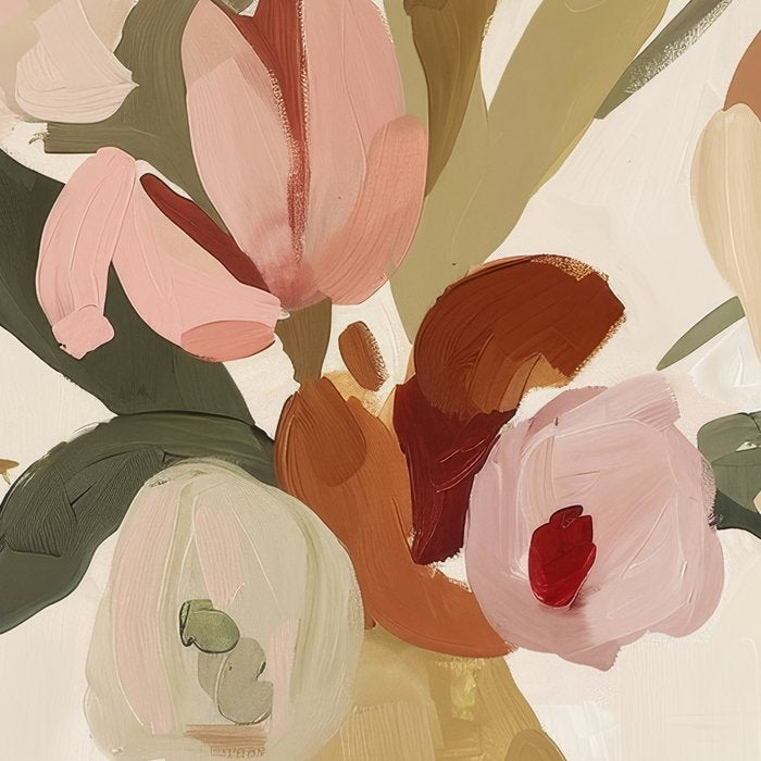 Soft Floral Still Life Coffee Mug Gallery Image 2