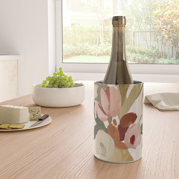 Soft Floral Still Life Wine Chiller Gallery Image 4
