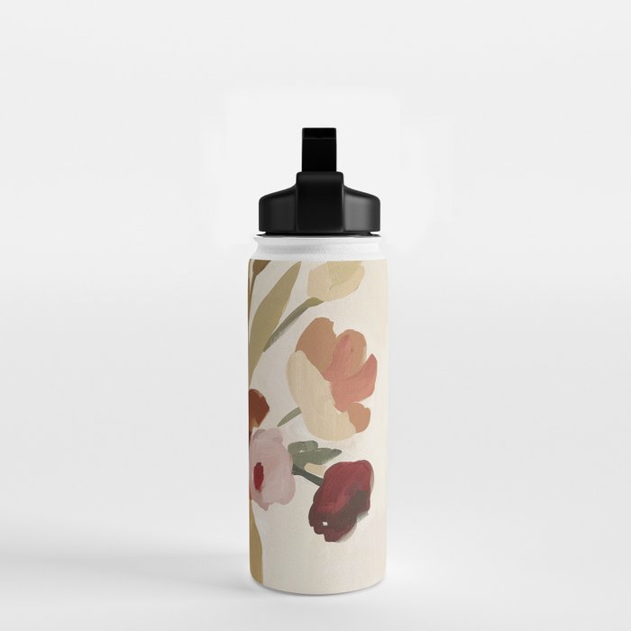 Soft Floral Still Life Water Bottle Gallery Image 2