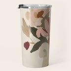 Soft Floral Still Life Travel Mug Gallery Image 3