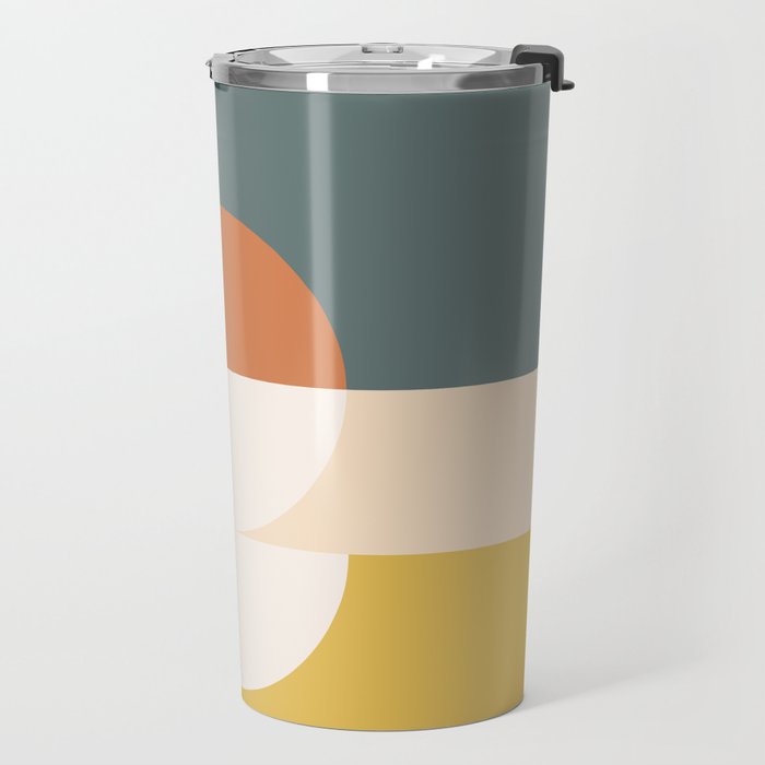 Abstract Geometric 02B Travel Mug Gallery Image 2