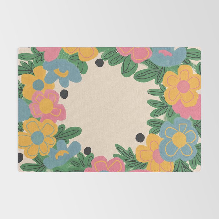 Floral Wreath Rug Gallery Image 2