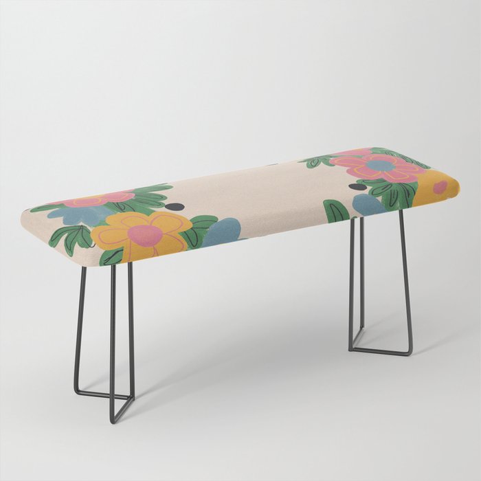 Floral Wreath Bench Gallery Image 1