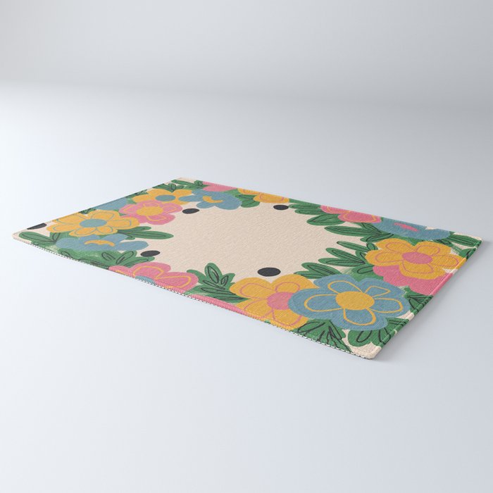 Floral Wreath Rug Gallery Image 3