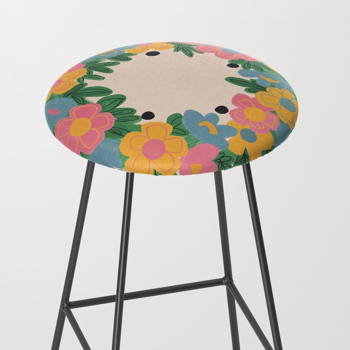 Floral Wreath Stool Gallery Image 2