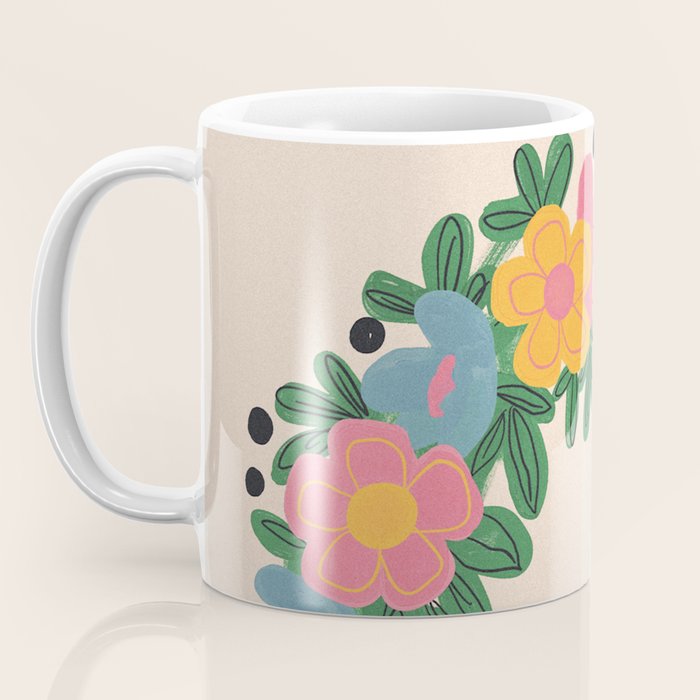 Floral Wreath Coffee Mug Gallery Image 3