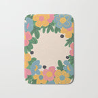 Floral Wreath Bath Mat Gallery Image 1